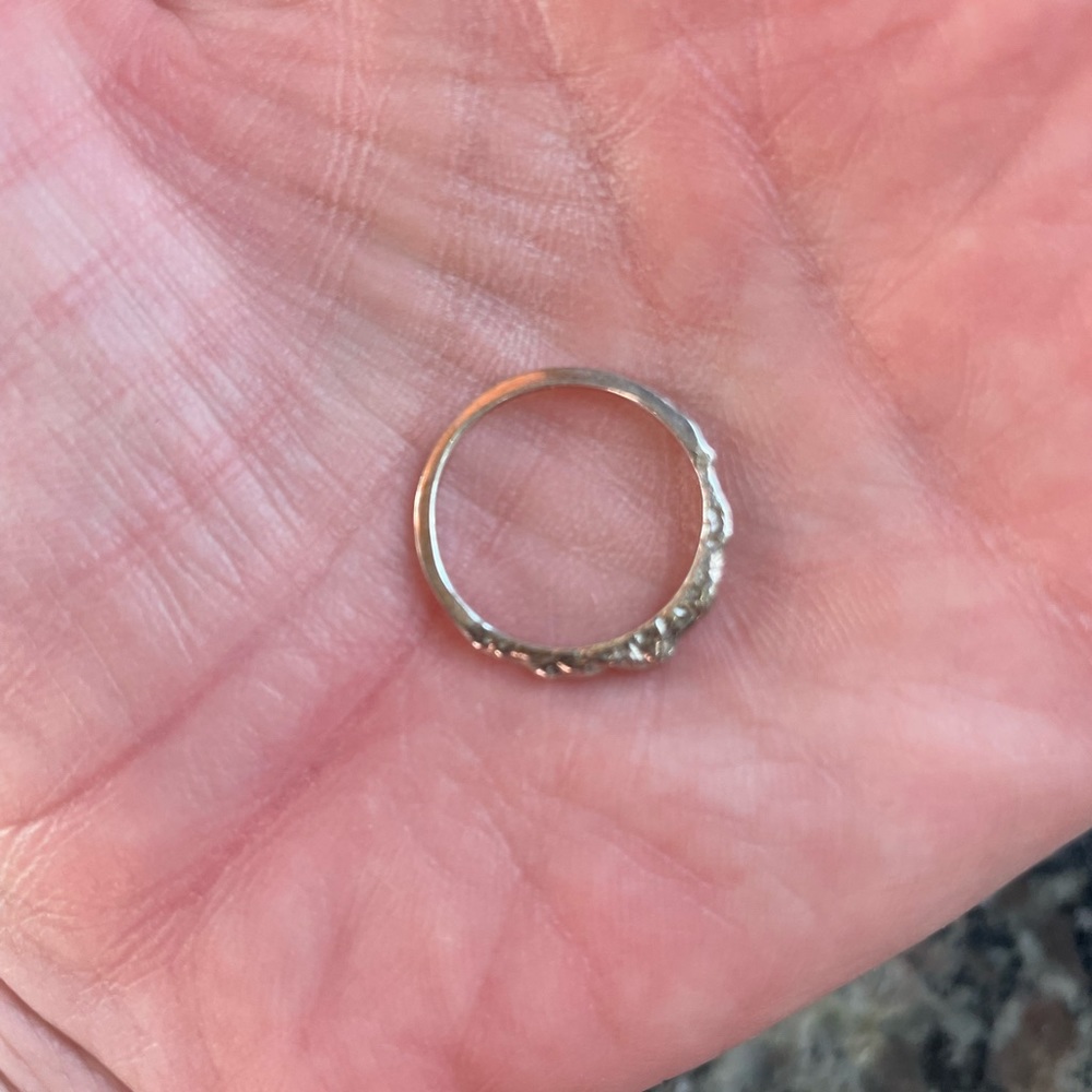Silver mountian ring